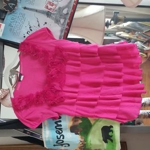 Cocomo Hot Pink Tiered Top